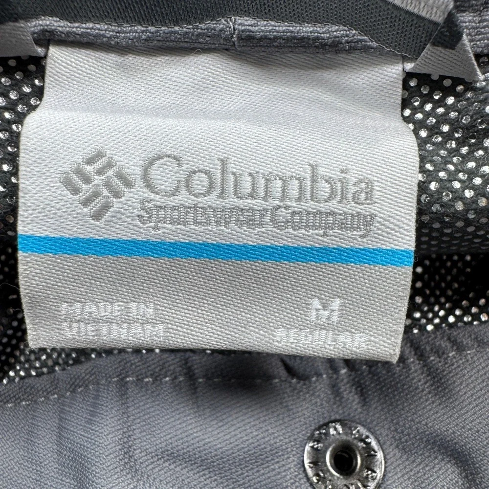 Columbia Arctic Trip Snow Pants Mens Medium Gray Omni Heat Insulated Ski Nylon